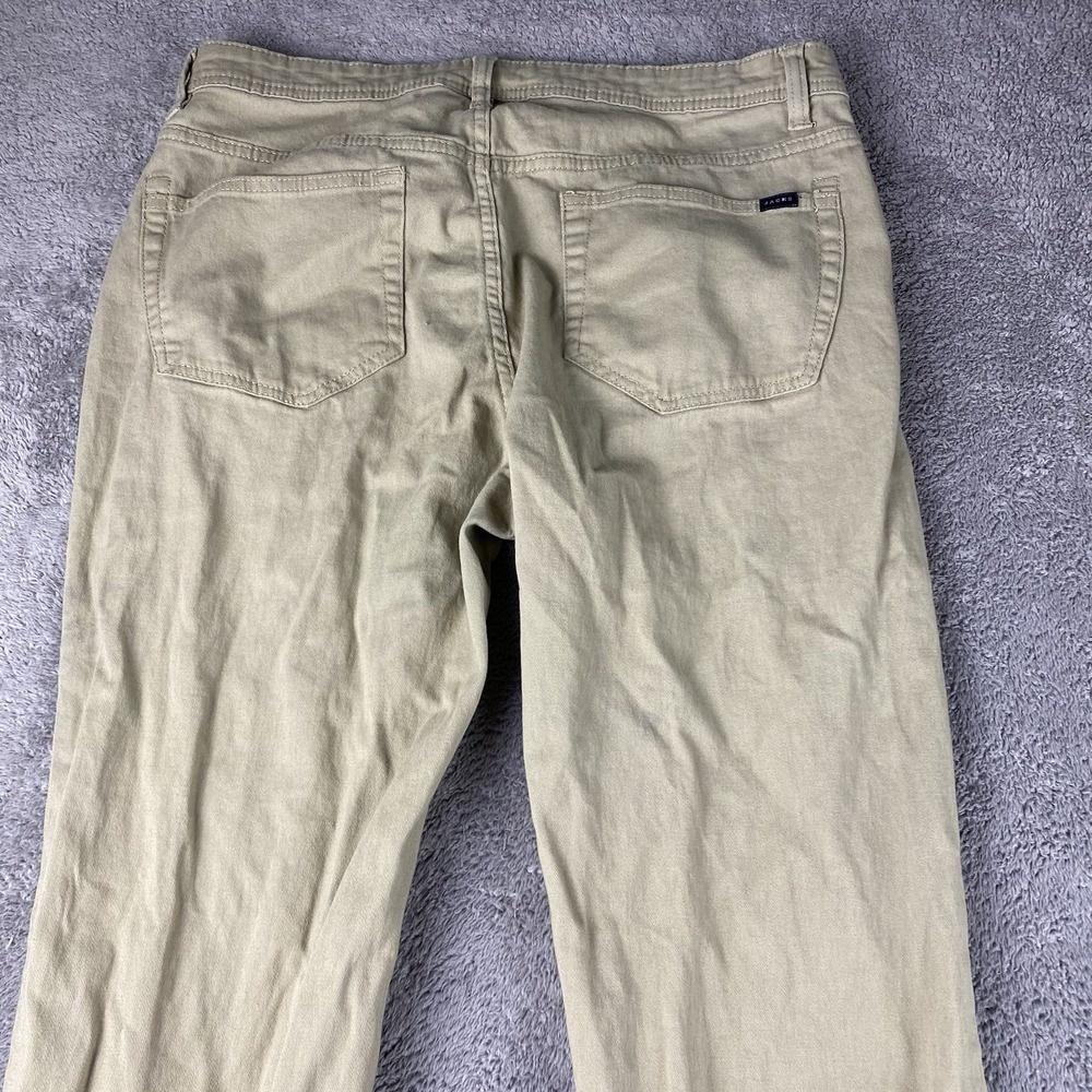 JACHS New York Pants Mens 32x30 Beige Straight Leg Slim Mid Rise - Picture 14 of 15